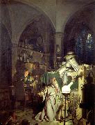Joseph wright of derby The Alchemist Discovering Phosphorus or The Alchemist in Search of the Philosophers Stone Spain oil painting artist